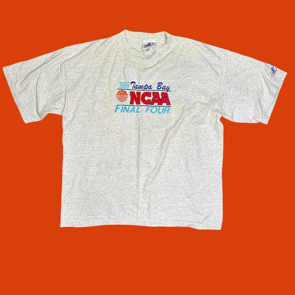 VTG 1999 Tampa Bay NCAA Final Four T Shirt Logo Athletic Basketball Mens Size XL